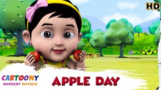 An Apple A Day | 2D Animation Nursery Rhymes For Children