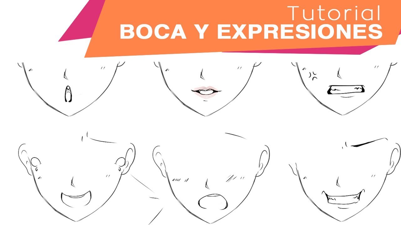 Tutorial ۰ Como Dibujar Bocas Segun Su Expresion ۰ Youtube