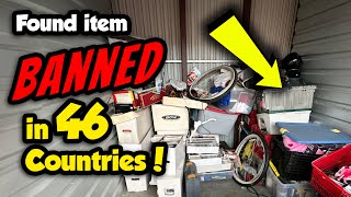 GRUESOME DISCOVERY of item that is BANNED is 46 countries in this hoarder storage locker
