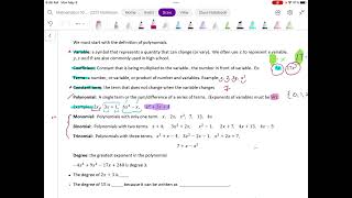 Math9 5.1a Modelling Polynomials