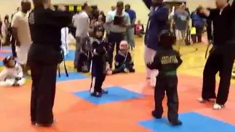 Wild Bunch Sparring Shotokan Tigers at Janis Frale...