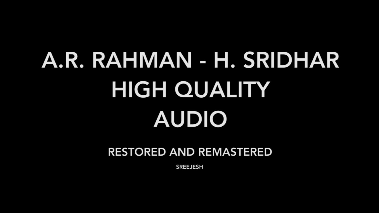Ayudha Ezhuthu  Jana Gana Mana  High Quality Audio  AR Rahman