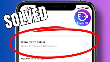 How to turn off active status on BuzzCast