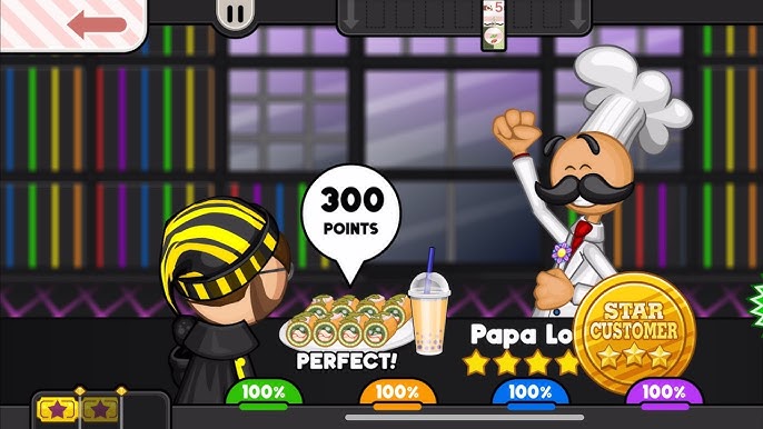 Papa's Scooperia To Go! Episode 70: Papa Louie as a Gold Customer