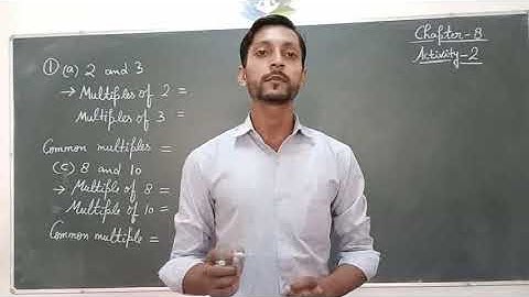 Maths | Class 4 | Chapter 8 | Multiples and Factors | Activity 2 (Part 1) | Cardova book