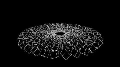 Square rings. Draw by openFrameworks