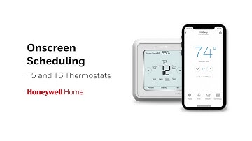 Onscreen Scheduling – T5 and T6 Pro Smart
