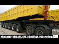 DRZ 6 AXLES TIPPER SEMI TRAILER  80T-100T