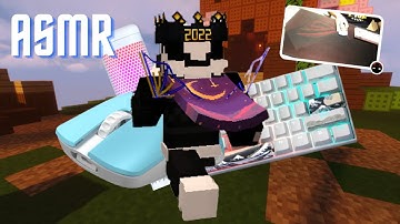 [240fps+motionblur] Keyboard and Mouse Sounds ASMR | Hypixel Bedwars