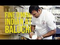 Fine dining indian food in london at baluchi with chef santosh shah