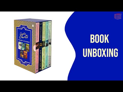 Agatha Christie The Best Of Poirot 5 Books Box Set Collection Pack - Book Unboxing