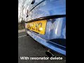 CORSA E VXR STOCK VS RESONATOR DELETE - LAUNCH + REVS  #corsavxr #vauxhallvxr #vauxhallcorsa