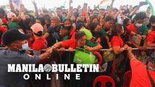 Crowd almost caused a stampede at a UniTeam campaign rally in Davao del Norte