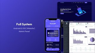 StripCard Virtual Credit Card Full Solution Android & iOS App Website Admin Panel screenshot 1