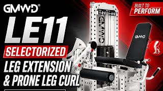 GMWD LE11 Selectorized Leg Extension Prone Leg Curl | Closer Look