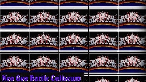 Top Tier Arcade - NeoGeo Battle Coliseum - Game Review and Play [4K60FPS]