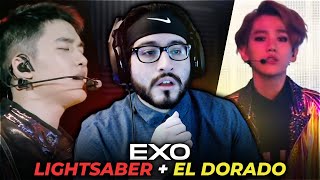Reaction to EXO 엑소 - Lightsaber X El Dorado Live