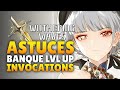 Astuces lvl up banque de donnes sur wuthering waves 