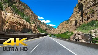 Colorado Rocky Mountain Scenic Driving Grand Junction to Denver I70 Colorado 4K 60FPS