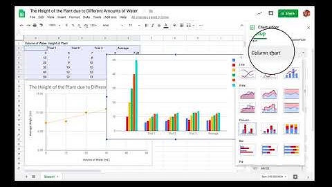 Creating A Scatterplot w Trendline in Google Sheets
