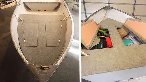 How to Build a Removable Boat Deck With Hatches