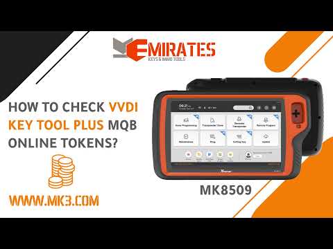 How To Check MQB Online Tokens With VVDI Key Tool Plus.