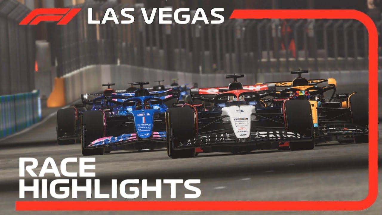 F1® 23: 2023 Las Vegas Grand Prix: Race Highlights - YouTube