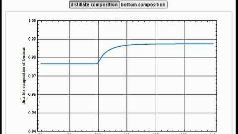 Dynamic Simulation of a Binary Distillation Column