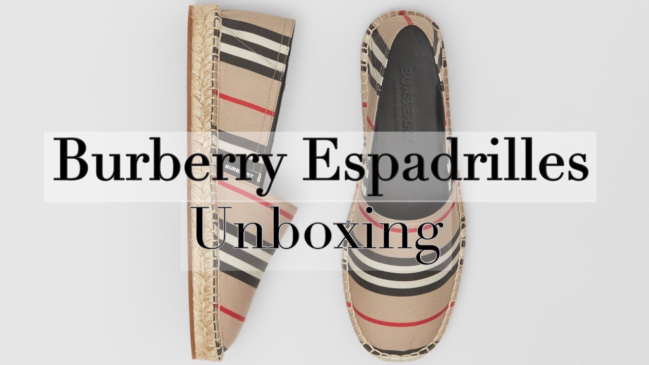Footwear Verdict: Reviewing Burberry Espadrilles