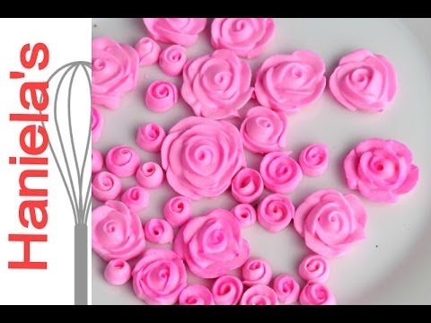 How To Make Mini Royal Icing Roses