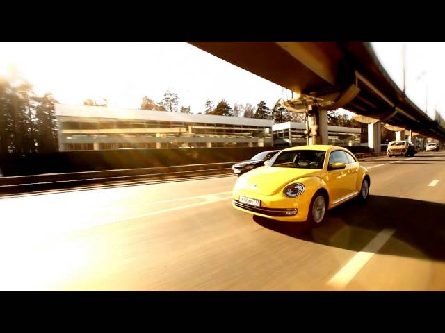 New Volkswagen Beetle 2014 : Тест-драйв в программе "Москва рулит".