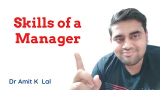 Skills of a manager