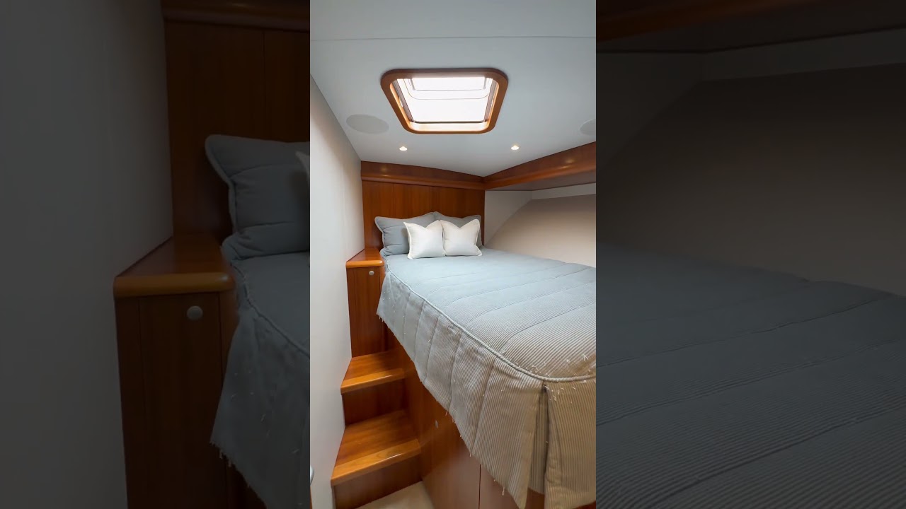 Step below deck aboard the 2021 Weaver 75 Convertible!