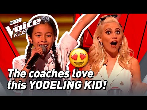 10-Year-Old Rachel sings a YODEL SONG in The Voice Kids! 🤩 | The Voice Stage #59