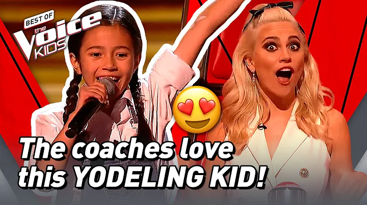 10-Year-Old Rachel sings a YODEL SONG in The Voice...