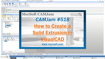 Extrude a Solid in VisualCAD