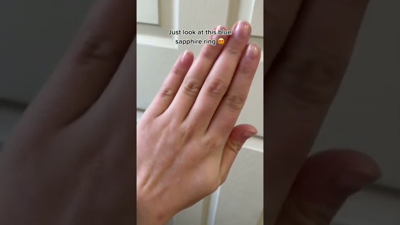 BLUE SAPPHIRE RING 😍
