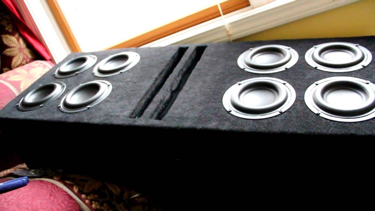 Tang Band 5.25 subwoofers in a Lport box YouTube