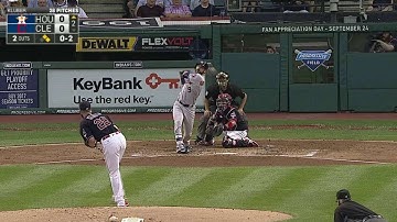 HOU@CLE: Gonzalez belts a three-run homer to right