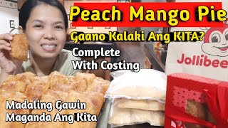 Peach Mango Pie Recipe Gaano Kalaki Ang Kita? Complete W/ Costing | Sideline And Homebased Business