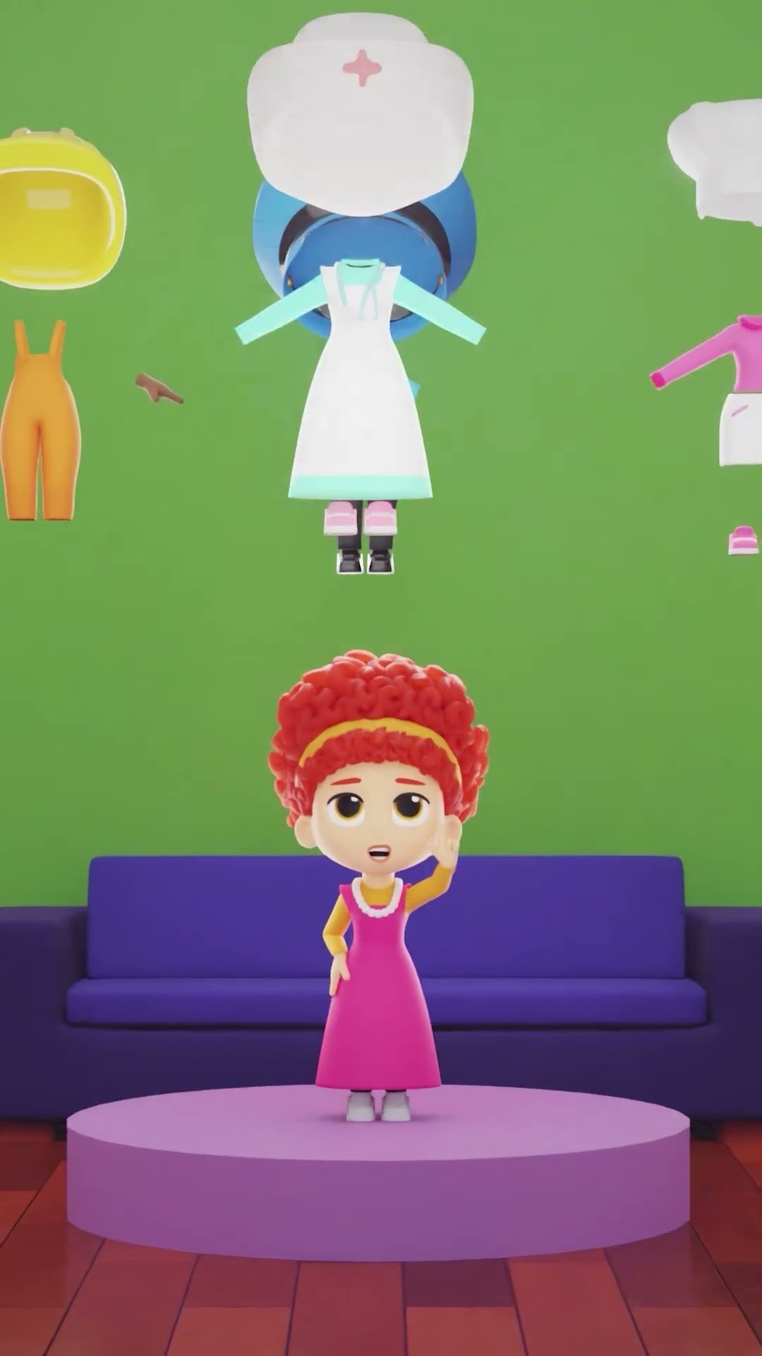 ¡Súper Mamá - Doctora! | D Billions Canciones Infantiles #shorts #db