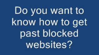 Anonymous Web Proxies