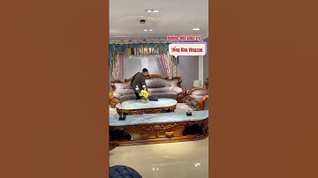 ĐỔ BUÔN SOFA TÂN CỔ ĐIỂN TẠI KHO, NHỮNG MẪU SOFA TÂN CỔ ĐẸP SANG TRỌNG: Chất liệu gỗ mun, da bò tót.