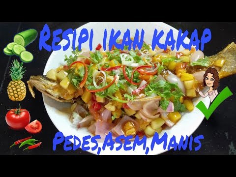 resipi-ikan-kakap-goreng-asam-manis