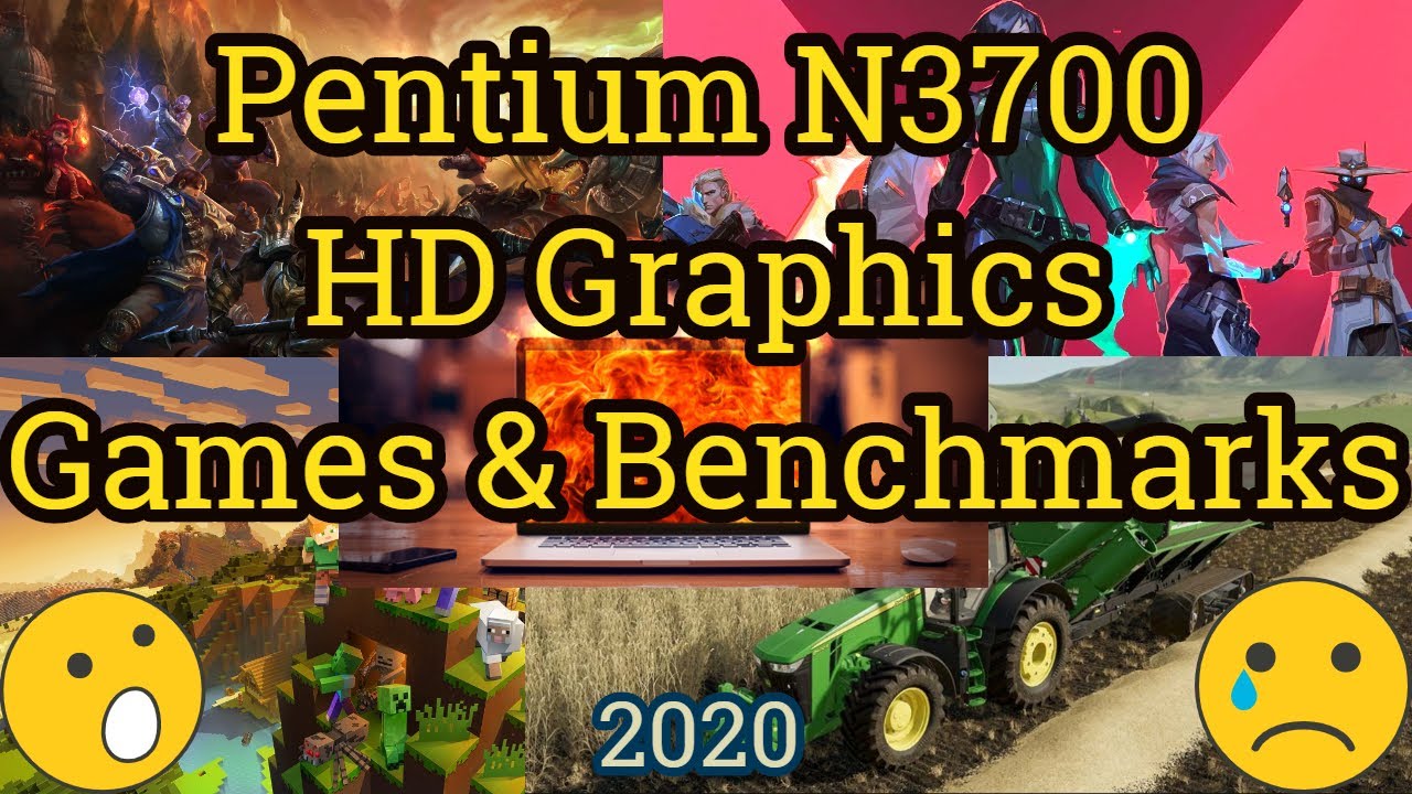 Pentium N3700 + HD Graphics = BENCHMARKS & GAMES - YouTube