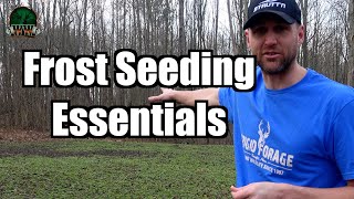 Secrets to Successful Frost Seeding: Transforming Your Food Plots! by Weekend Woodsmen 113 views 2 months ago 3 minutes, 17 seconds