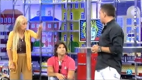 Brutal bronca entre Belén Esteban y Kiko Hernández (03/09/2012)