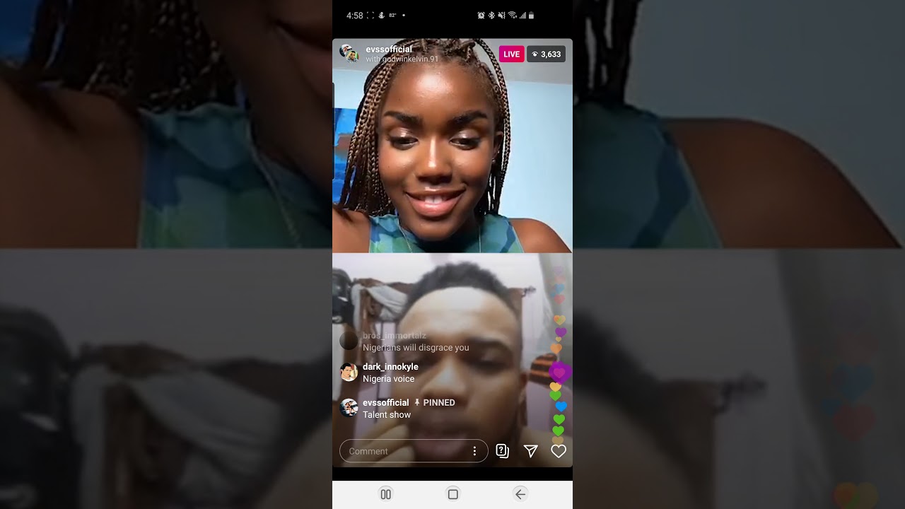 Bonus: Evssofficial Instagram Live Talent Show Contestant (Funny)