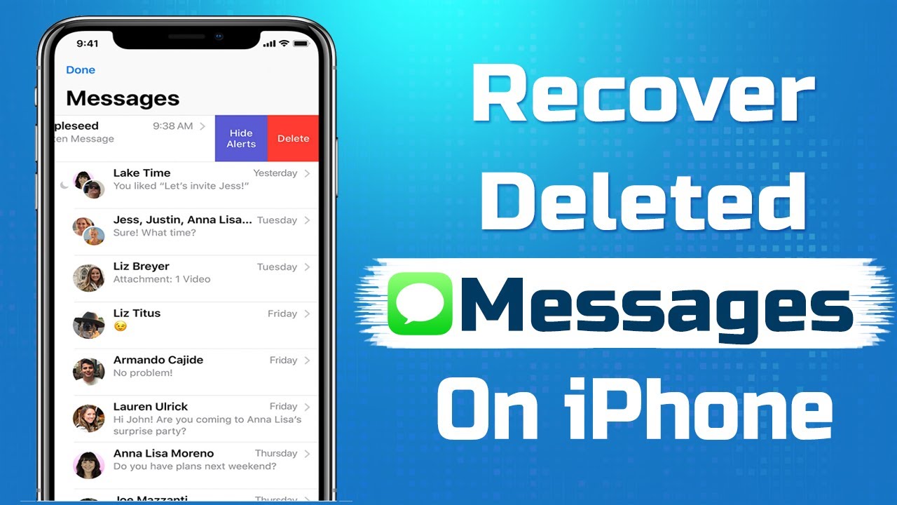 How To Restore Messages On Iphone Without Backup - Elindatomod