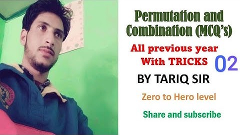 #JKSSB Permutation and Combination MCQ